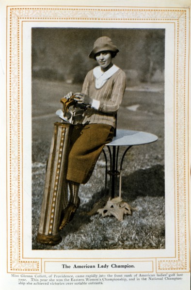 Glenna Collett, US Women's Amateur Golf Champion, 1922. Artist: Unknown