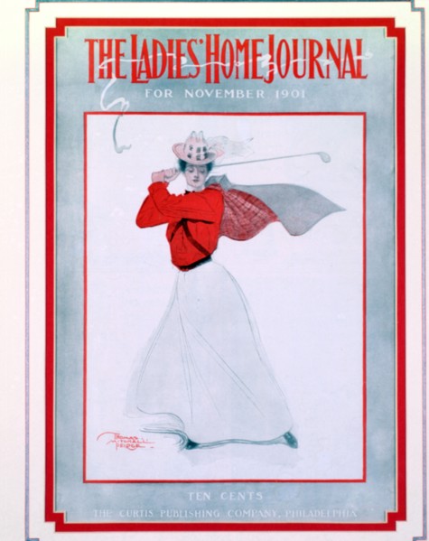The Ladies Home Journal magazine cover, November 1901. Artist: Unknown