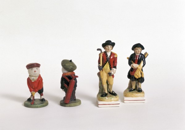 China figures, c1900-1918. Artist: Unknown