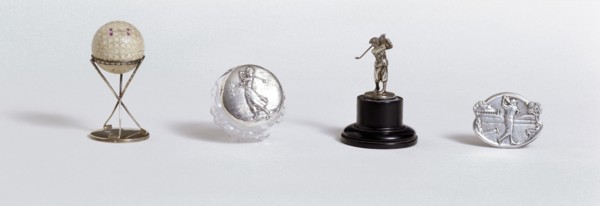 Various silver golfing trophies, c1920s. Artist: Unknown