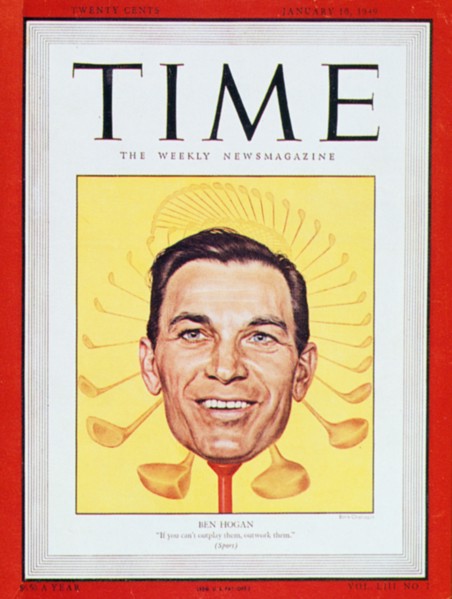 Ben Hogan, American professional golfer, 1949. Artist: Unknown