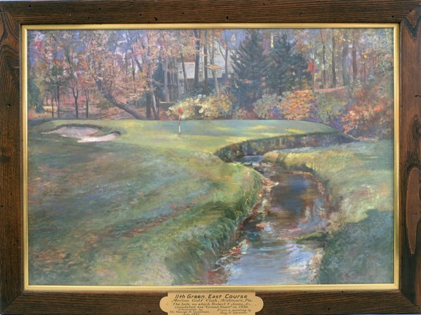 The hole that Bobby Jones completed his Grand Slam (1930), American, 1963. Artist: Unknown