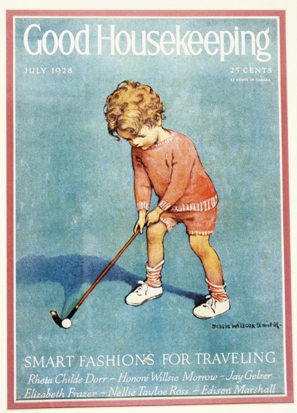 Cover of Good Housekeeping magazine, American, July 1928. Artist: Unknown