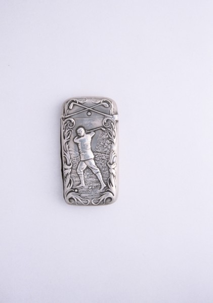 Vesta case, American, 1890s. Artist: Unknown