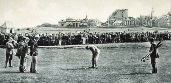 Golfers at the Open Championship, St Andrews, Scotland, 1890. Artist: Unknown