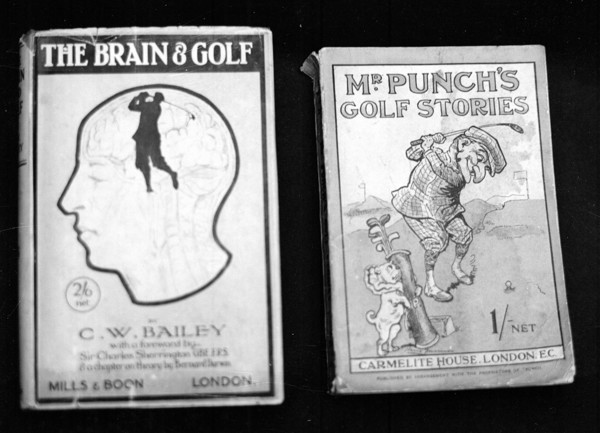 The Brain & Golf and Mr Punch's Golf Stories, books, British, c1900. Artist: Unknown