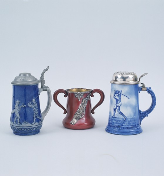 Stein beer mugs, American, c1900-1910. Artist: Unknown