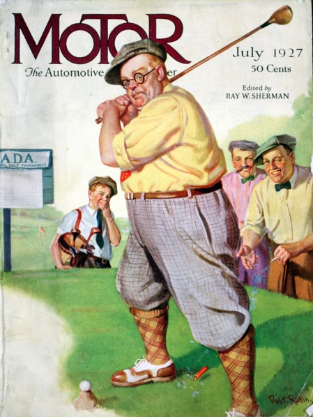 Cover of 'Motor' magazine, American, July 1927. Artist: Unknown