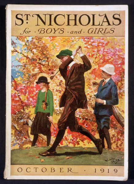 St Nicholas, for Boys and Girls, cover, October 1919. Artist: Unknown