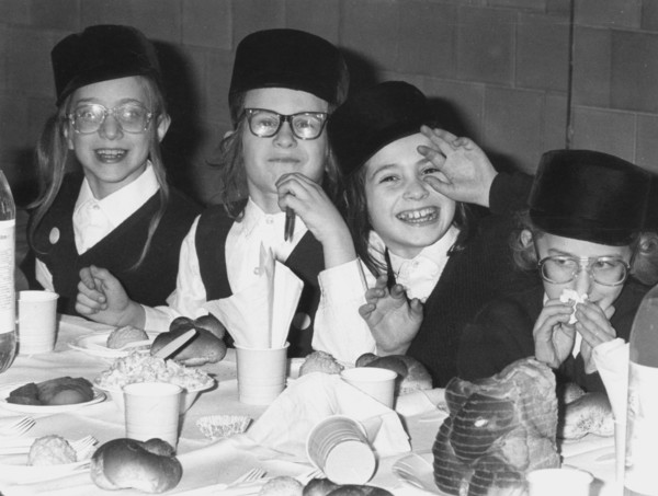 Jewish children at an Agudist event, 6 January 1989. Artist: Henry Jacobs