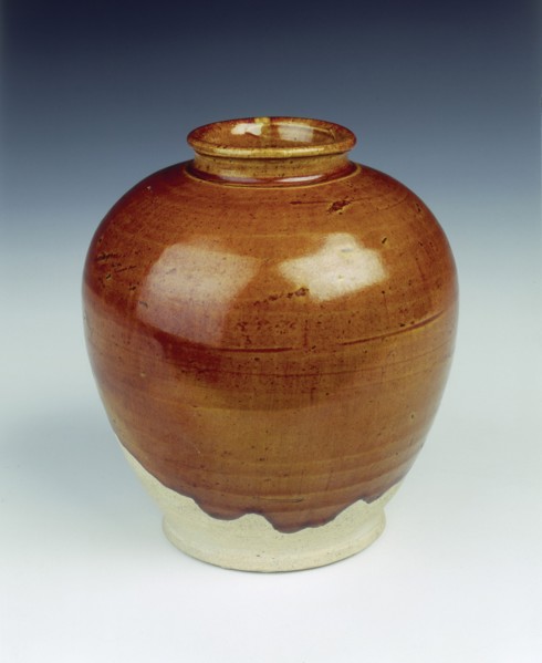 Brown lead glazed wan nian (myriad years) jar, Tang dynasty, China, 7th-8th century. Artist: Unknown