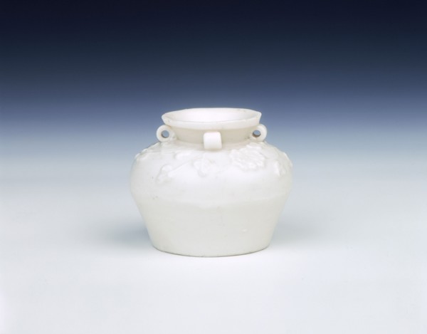 Dehua porcelain jar, Yuan dynasty, China, mid 14th century. Artist: Unknown