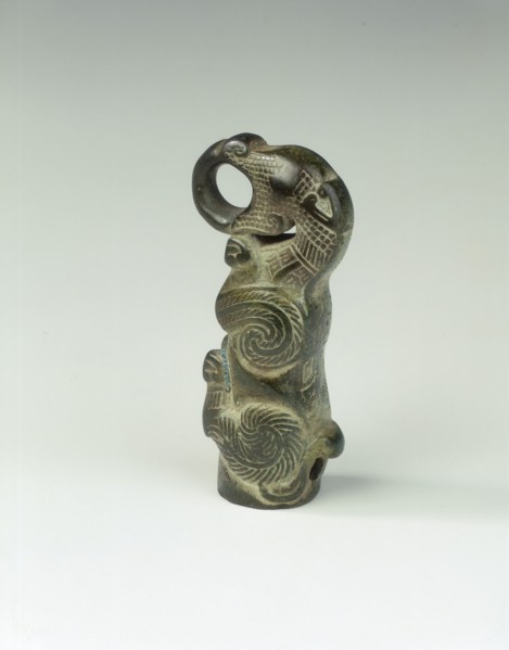 Bronze finial in the shape of an animal, Eastern Zhou dynasty, China, 5th century BC. Artist: Unknown