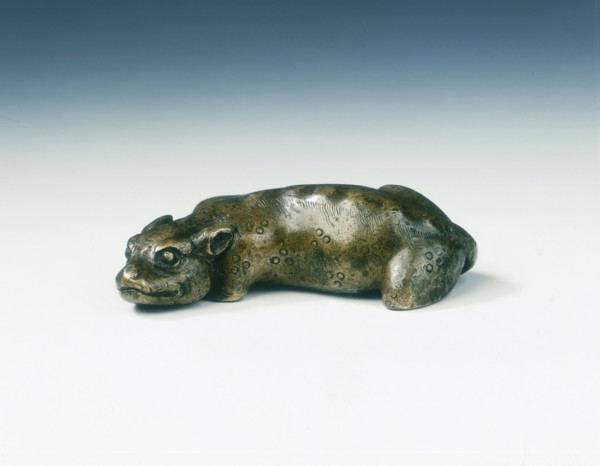 Bronze spotted dog-like animal, Tang dynasty, China, 618-906. Artist: Unknown