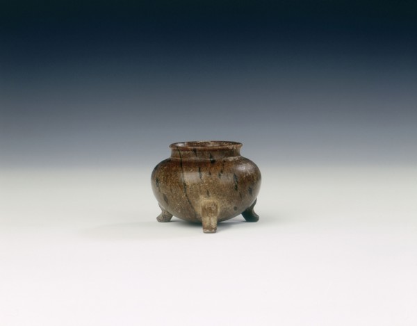 Steatite tripod jarlet, China, 618-907 AD. Artist: Unknown