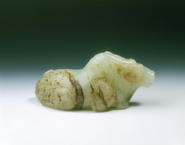 Yellow jade Brahman bull, Tang dynasty, China, 618-907. Artist: Unknown