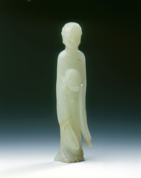 Jade 'long Eliza' figure, late Ming-early Qing dynasty, China, 17th century. Artist: Unknown
