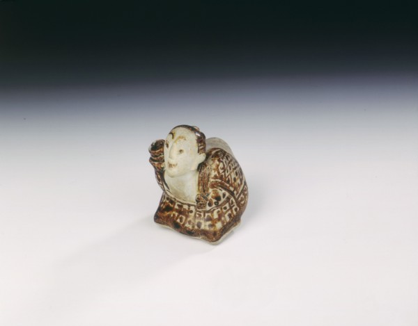 Si Satchanalai water dropper in the form of a hunchback, Thailand, 15th century. Artist: Unknown