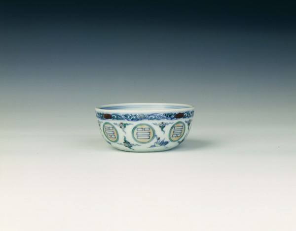 Doucai cup, Qing dynasty, late Kangxi period, China, 1700-1722. Artist: Unknown