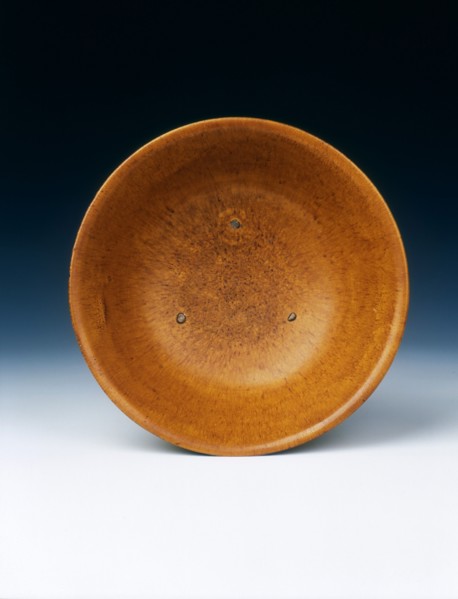 Amber lead glazed bowl, Liao dynasty, China, 907-1125 AD. Artist: Unknown