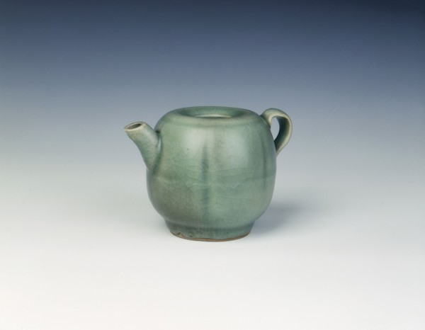 Longquan melon-shaped ewer, Yuan dynasty, China, 1279-1368. Artist: Unknown