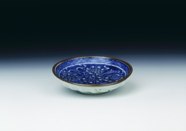 Blue and white Shonsui-style saucer, Japan, 19th century. Artist: Unknown