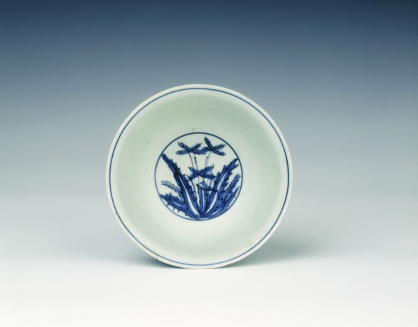 Blue and white bowl with cabbage-like flowers, Ming dynasty, China, 1550-1580. Artist: Unknown