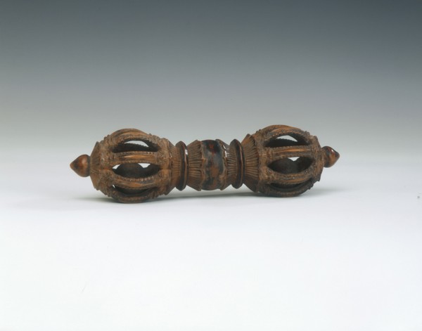 Boxwood vajra, Tibet, 18th century. Artist: Unknown