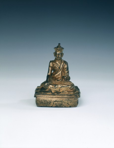 Gilt bronze Lama, Tibet, 17th century. Artist: Unknown