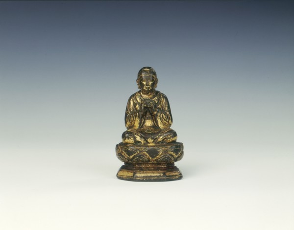 Gilt bronze Buddha, China, 10th century. Artist: Unknown