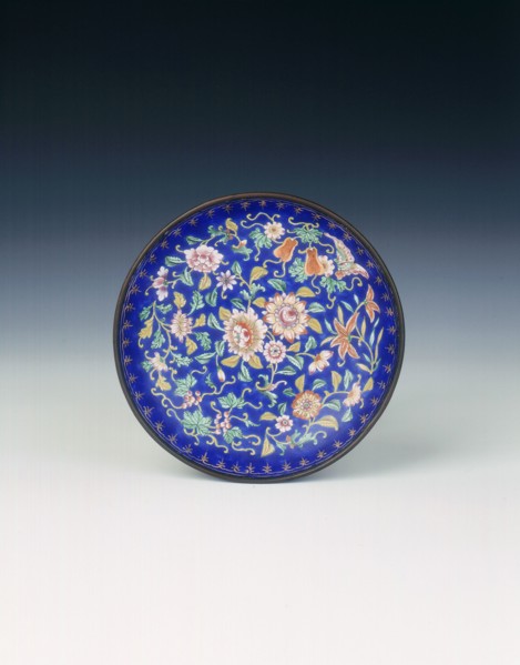 Canton enamel bowl, Daoguang period, Qing dynasty, China, 1820-1850. Artist: Unknown