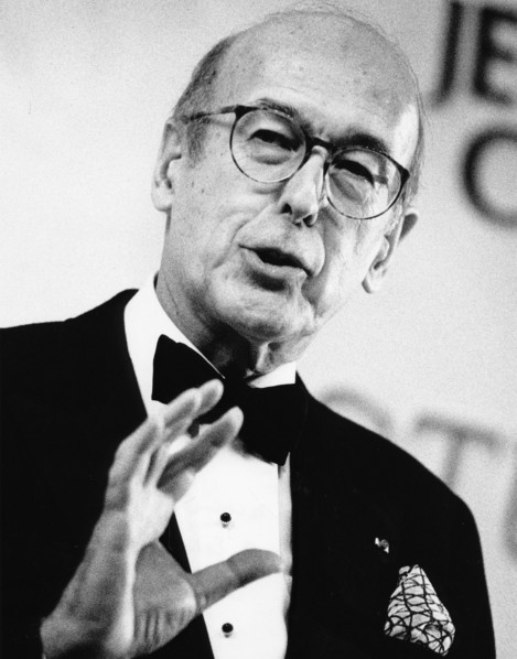Valery Giscard d'Estaing, French centre-right politician. Artist: Unknown