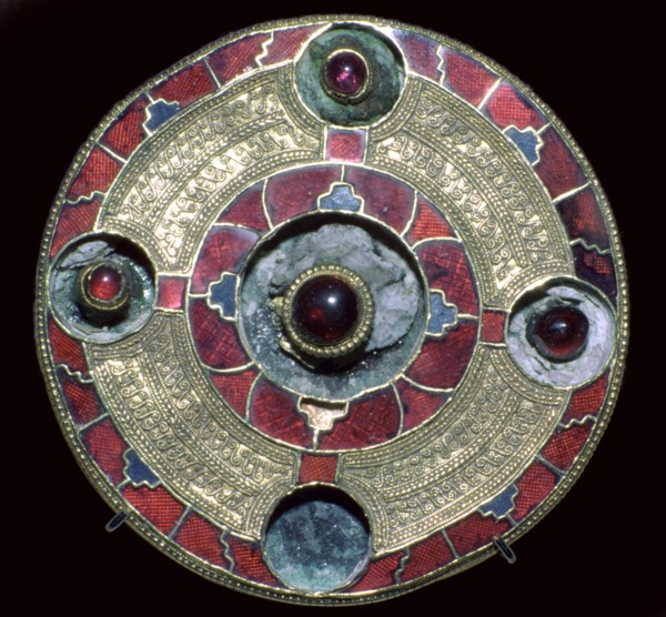 Anglo-Saxon brooch of the 'Kentish' type. Artist: Unknown