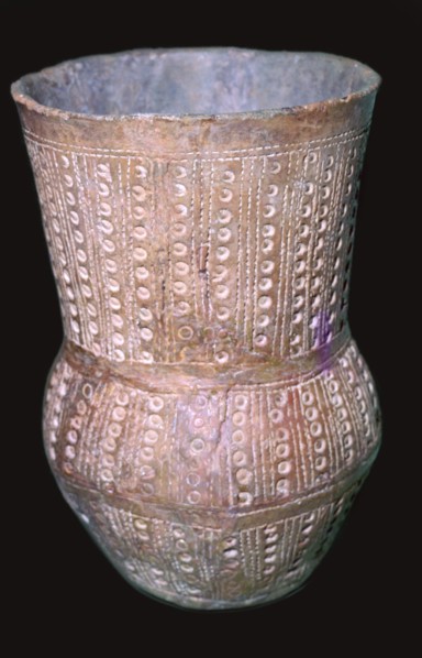 British Neolithic beaker from Lambourne, Berkshire, England. Artist: Unknown