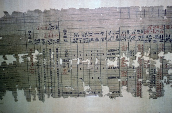 Egyptian monthly accounts from the archive of a temple. Artist: Unknown