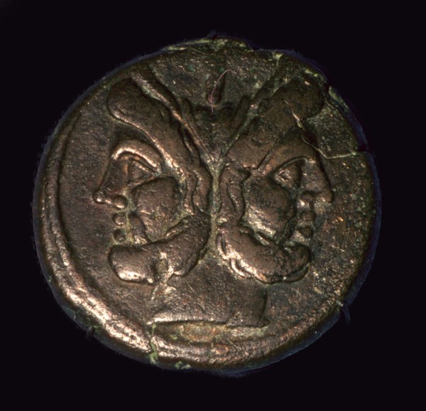 Bronze Roman republican As, 1st century. Artist: Unknown