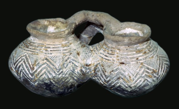 Twin beaker from Malta. 21st century BC. Artist: Unknown
