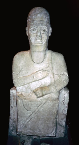 Statue of Idrimi, Late Bronze Age/Syrian, 16th century BC. Artist: Unknown