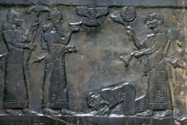 The Black Obelisk of Shalmaneser III, Neo-Assyrian, c858-c824 BC. Artist: Unknown