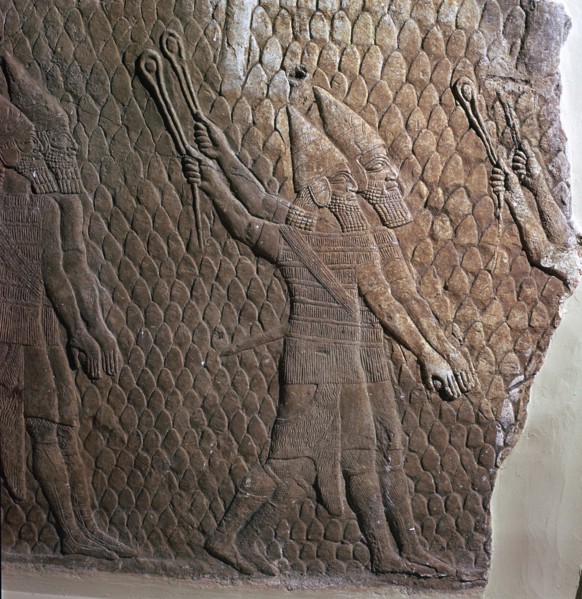 Stone panels from northern Iraq, Neo-Assyrian, c700-c681 BC. Artist: Unknown