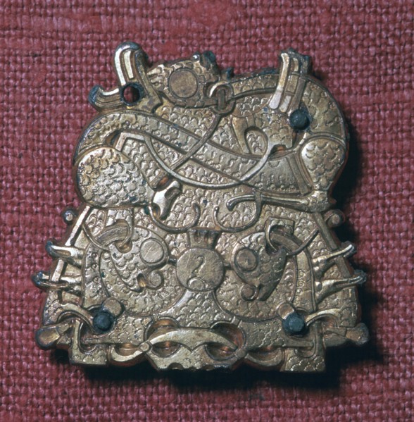 Brooch from a Viking grave. Artist: Unknown