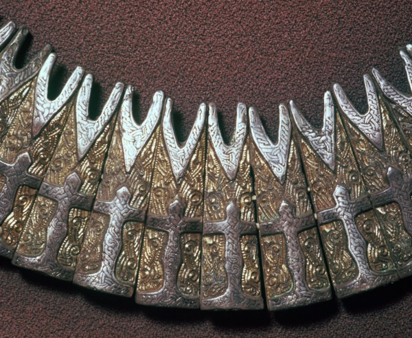 Detail of a Viking neck ornament. Artist: Unknown