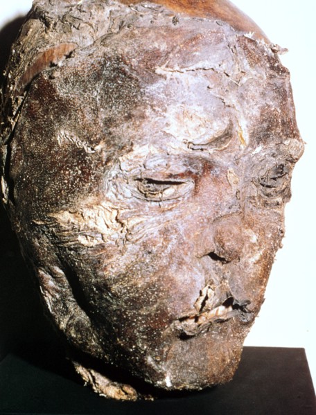 Mummified head of a Scythian chief, 5th century BC. Artist: Unknown