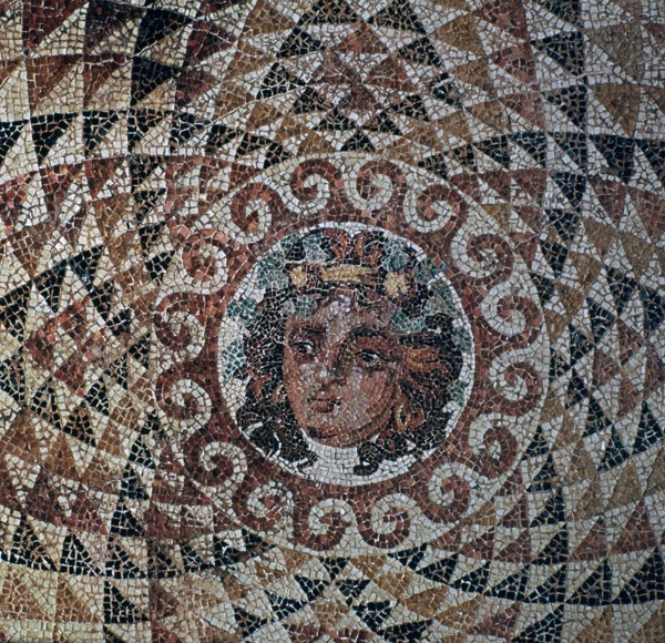 Roman mosaic of Dionysus. Artist: Unknown