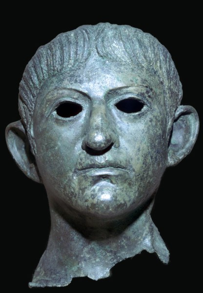 Head of the Emperor Claudius, Roman Britain, 1st century AD. Artist: Unknown