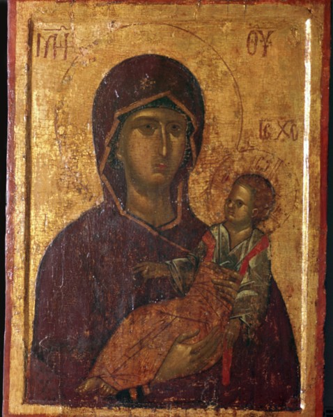 Greek Icon of the Virgin and Child. Artist: Unknown