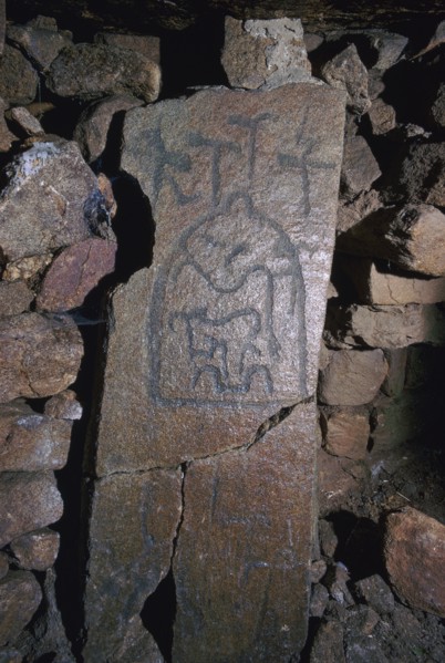 Engraved support from a tumulus, Prehistoric Artist: Unknown