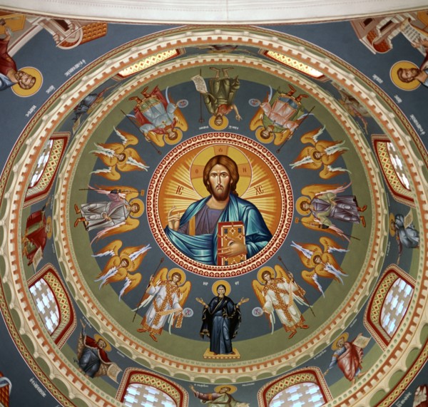 Painting of Christ Pantocrator, 1970s. Artist: Unknown