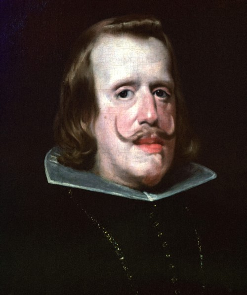 Painting of King Phillip IV of Spain, 16th century.  Artist: Diego Velasquez