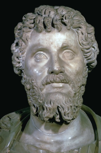 Bust of the Roman Emperor Septimius Severus, 2nd century. Artist: Unknown